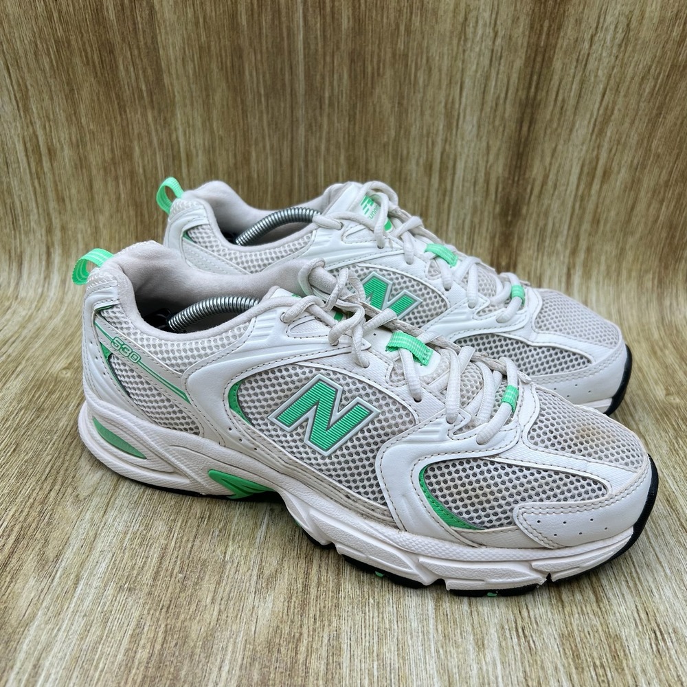 New Balance 530 Women's Size 9 Sea Salt Lime Leaf Green Shoes Sneaker U530CSI